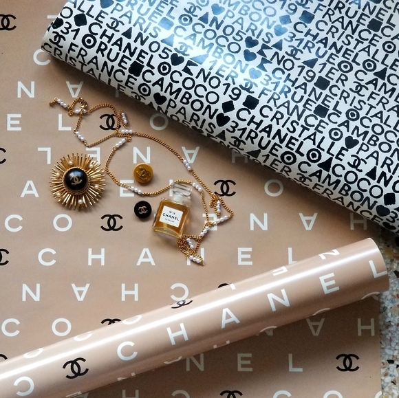 CHANEL Other Vintage Chanel Tan Wrapping Paper Poshmark